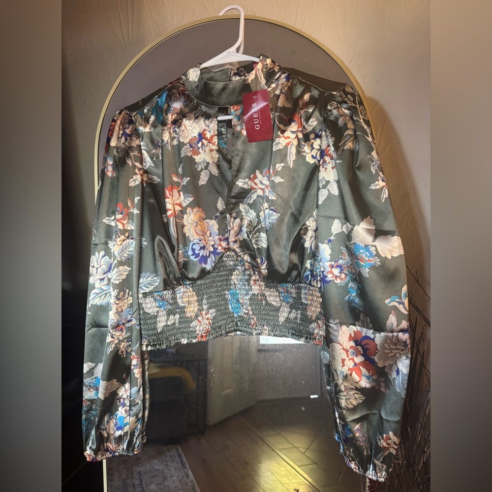 Guess Floral Print Women's Top